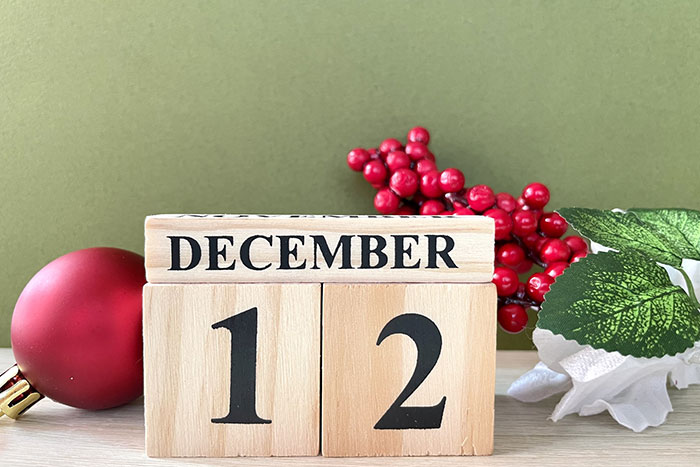 12月の診察スケジュール